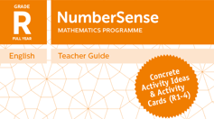 Teacher Guide for Grade R Concrete Activity Ideas & Cards