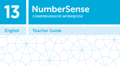 Teacher Guide for NumberSense Workbook 13