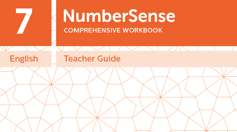 Teacher Guide for NumberSense Workbook 7